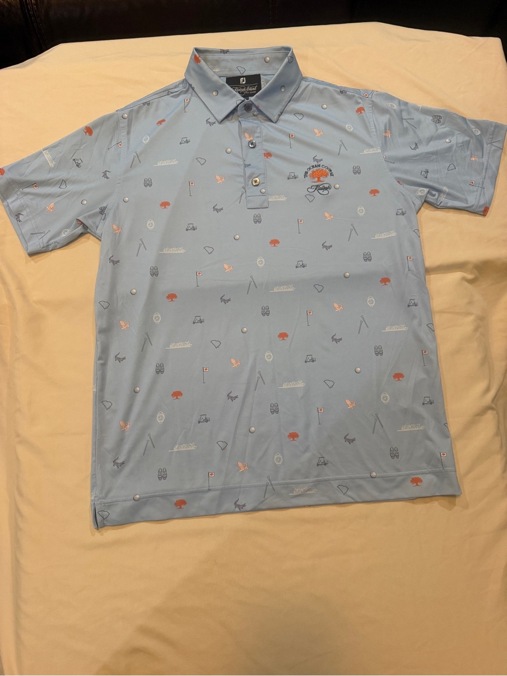 FootJoy W / The Ocean Course Kiawah Island Golf Resort Embroidered Logo Size M